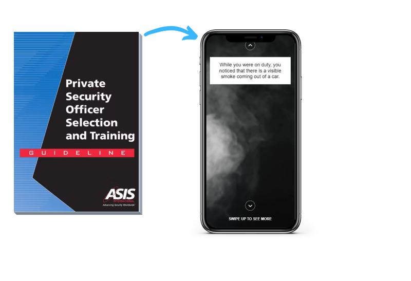 Security training manual to microlearning courses