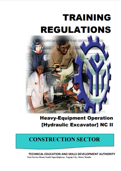 Excavator Training Manual  - Hydraulic Excavator Training Manual 