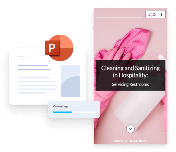 Convert housekeeping PPT into microlearning courses