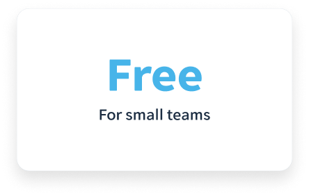 Free for small teams