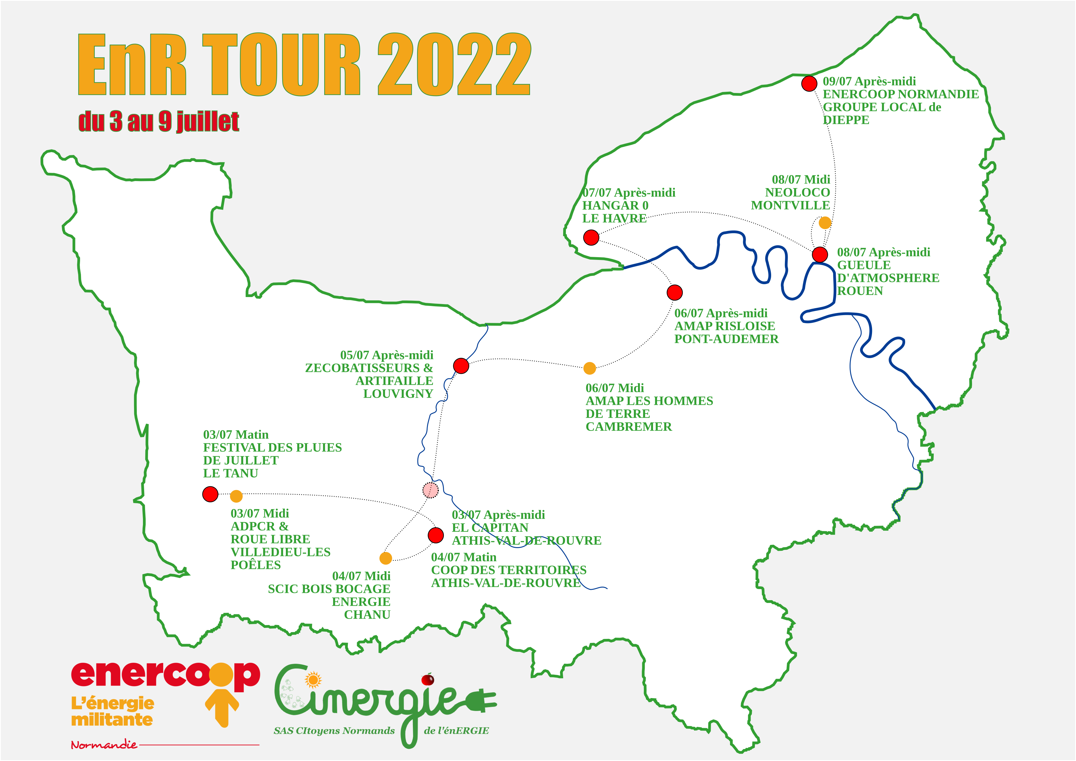 enr tour 2022 normandie