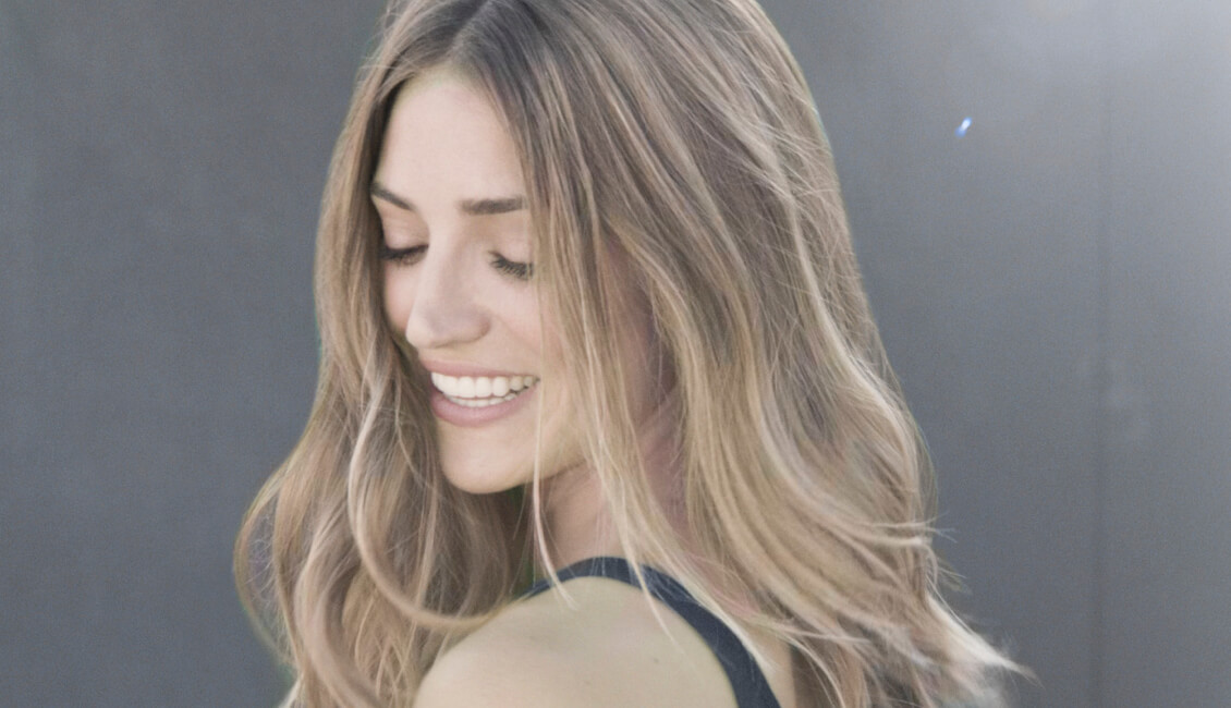 Natural blonde highlights