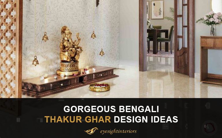 10 Gorgeous Bengali Thakur Ghar Design Ideas [2021] - Blog Poster