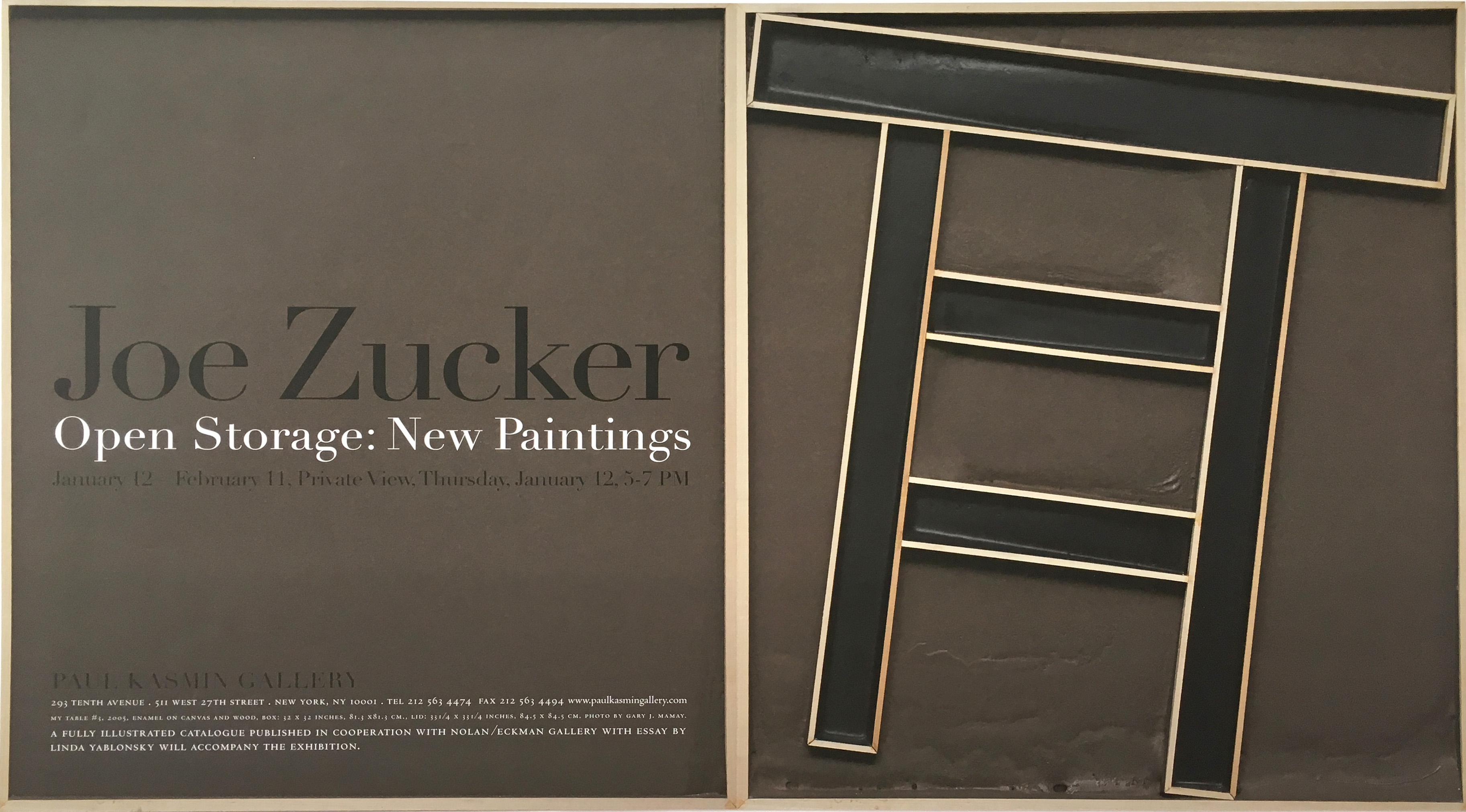 Joe Zucker, Joe Zucker, Open Storage: New Paintings, 2006