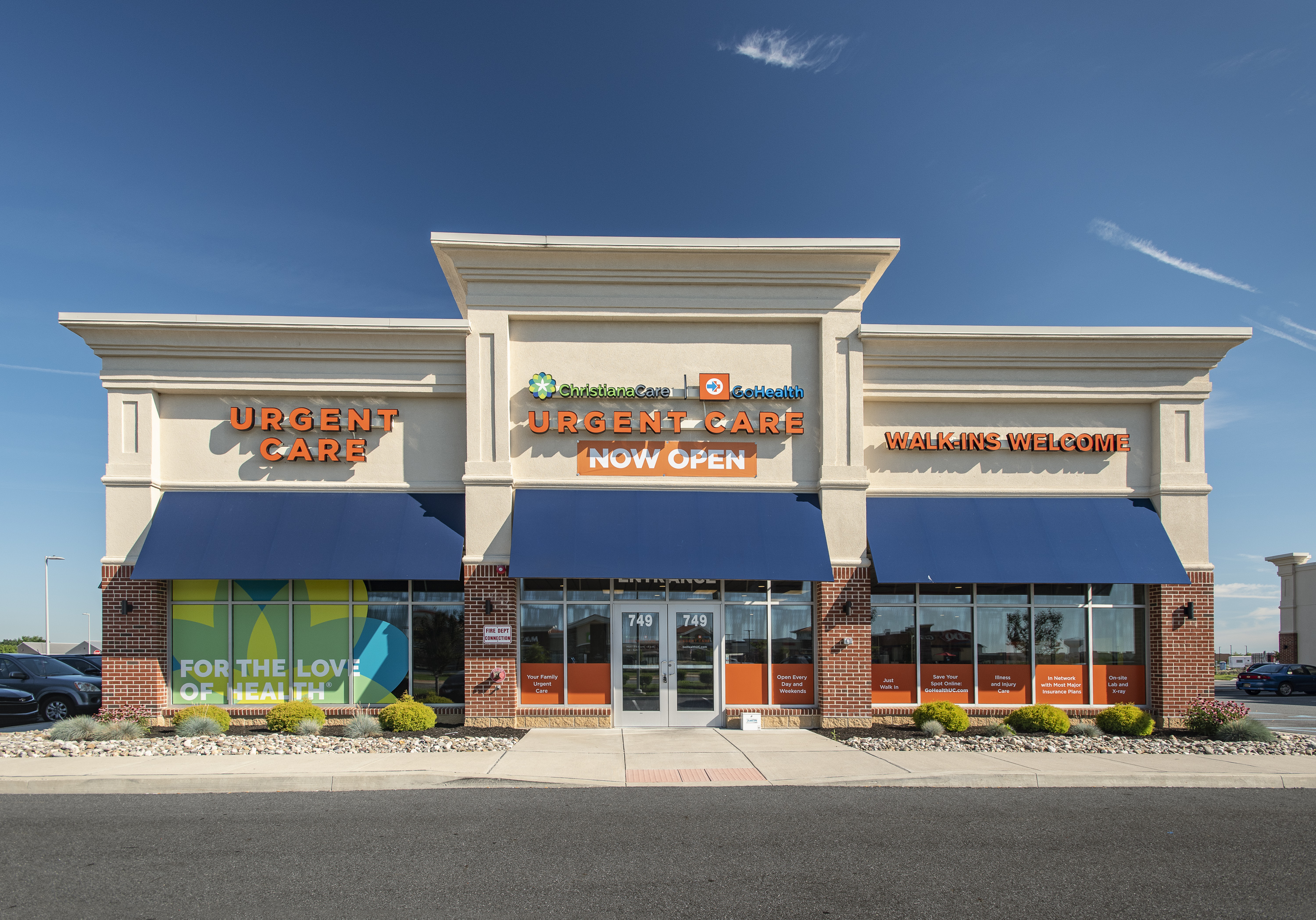 Front exterior of the Middletown center