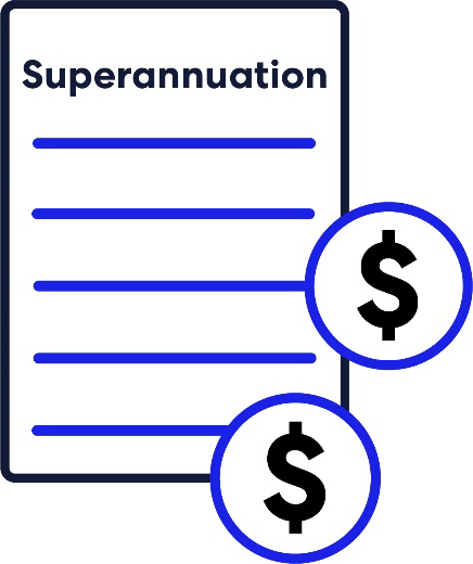 A picture of a document titled Superannuation.