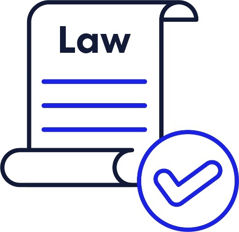An icon for a law.