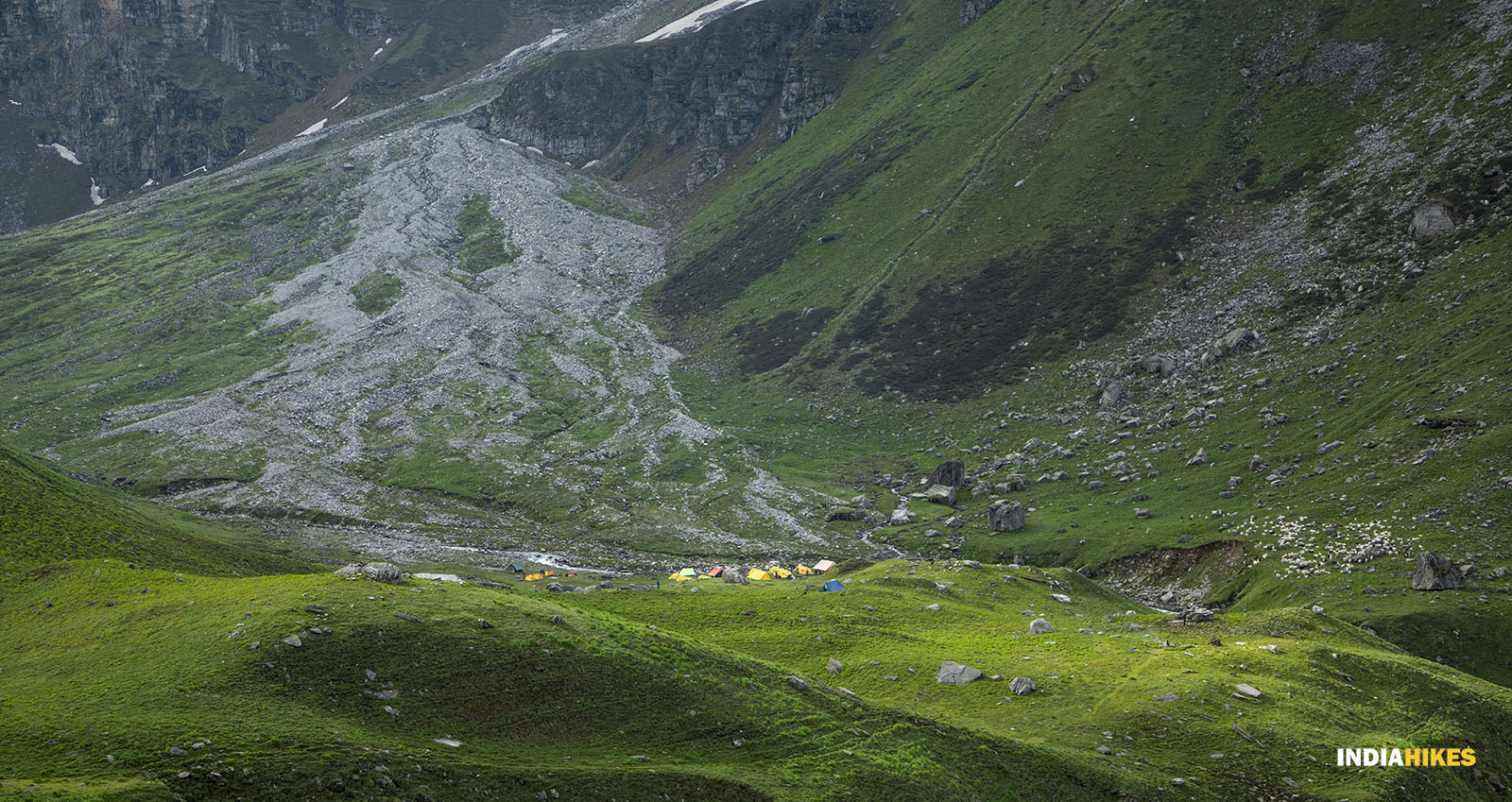 Our Litham Campsite near Pappar river. Picture by Jothiranjan.