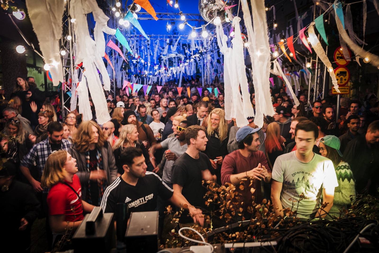 Block party during Reykjavík Culture Night