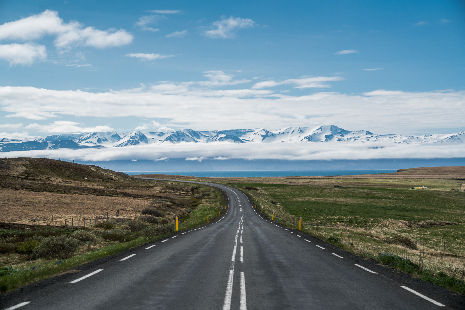 open road in Iceland