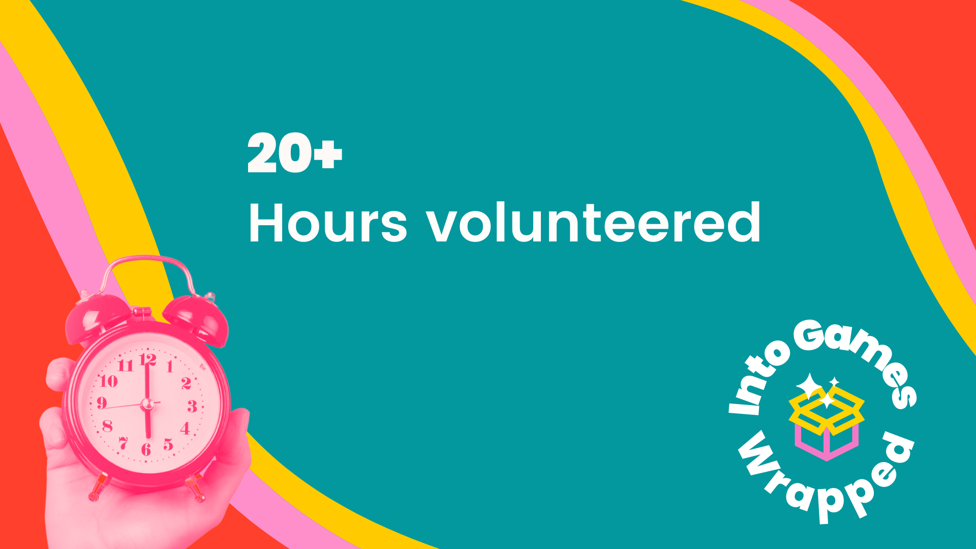 20+ hours volunteered