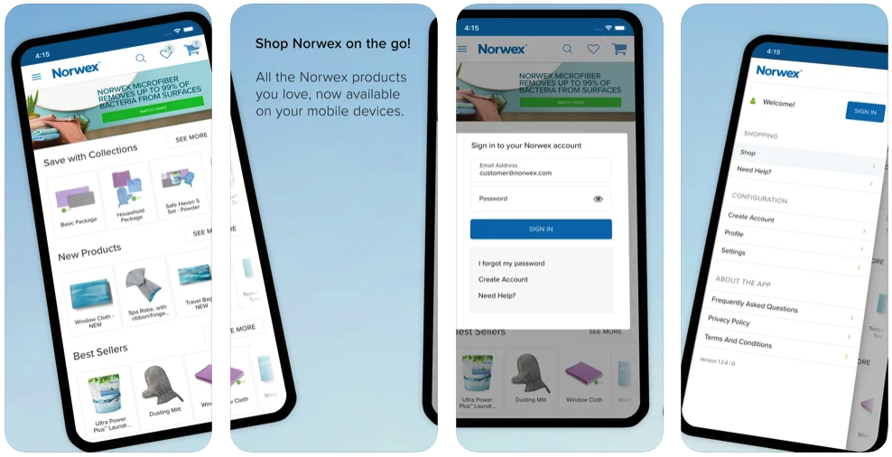 Norwex shopping app