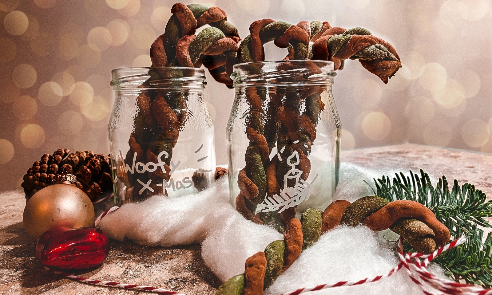 Weihnachtskekse für Hunde