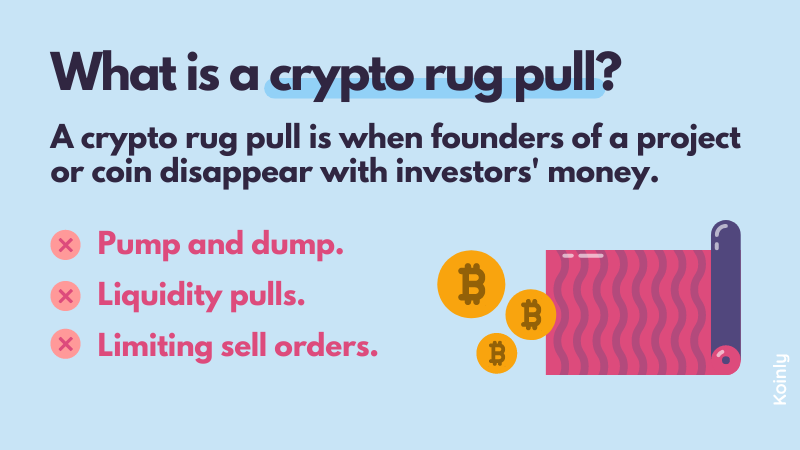 What is a crypto rug pull?