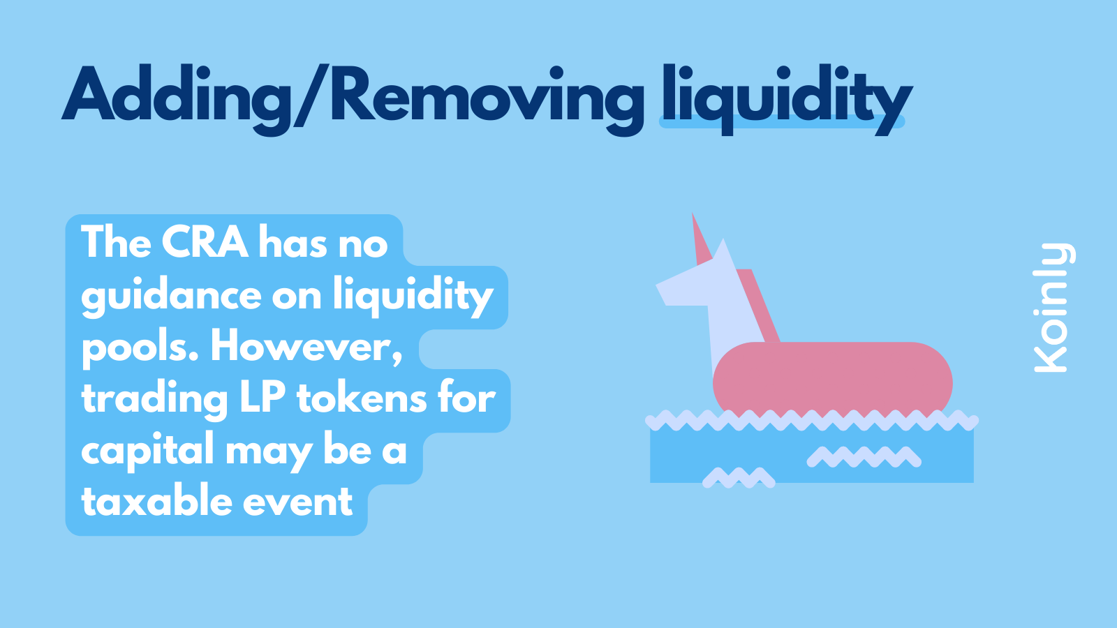 adding/removing liquidity
