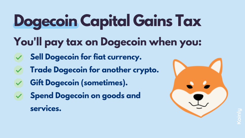Dogecoin Capital Gains Tax