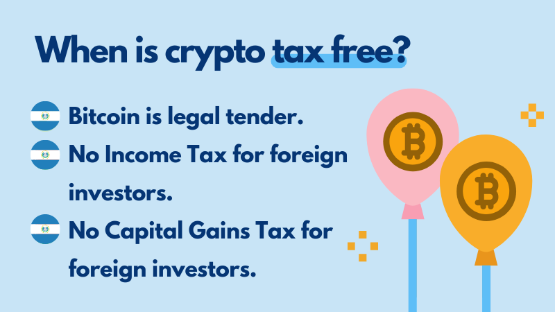 El Salvador crypto tax free