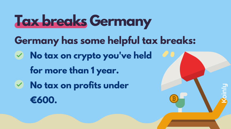 Crypto tax breaks Germany
