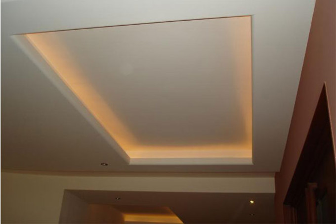 Prix de revient d'un faux plafond en plâtre Platrerie faux plafond salon