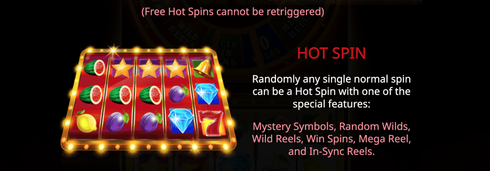 fonctionnalité dans hot spin
