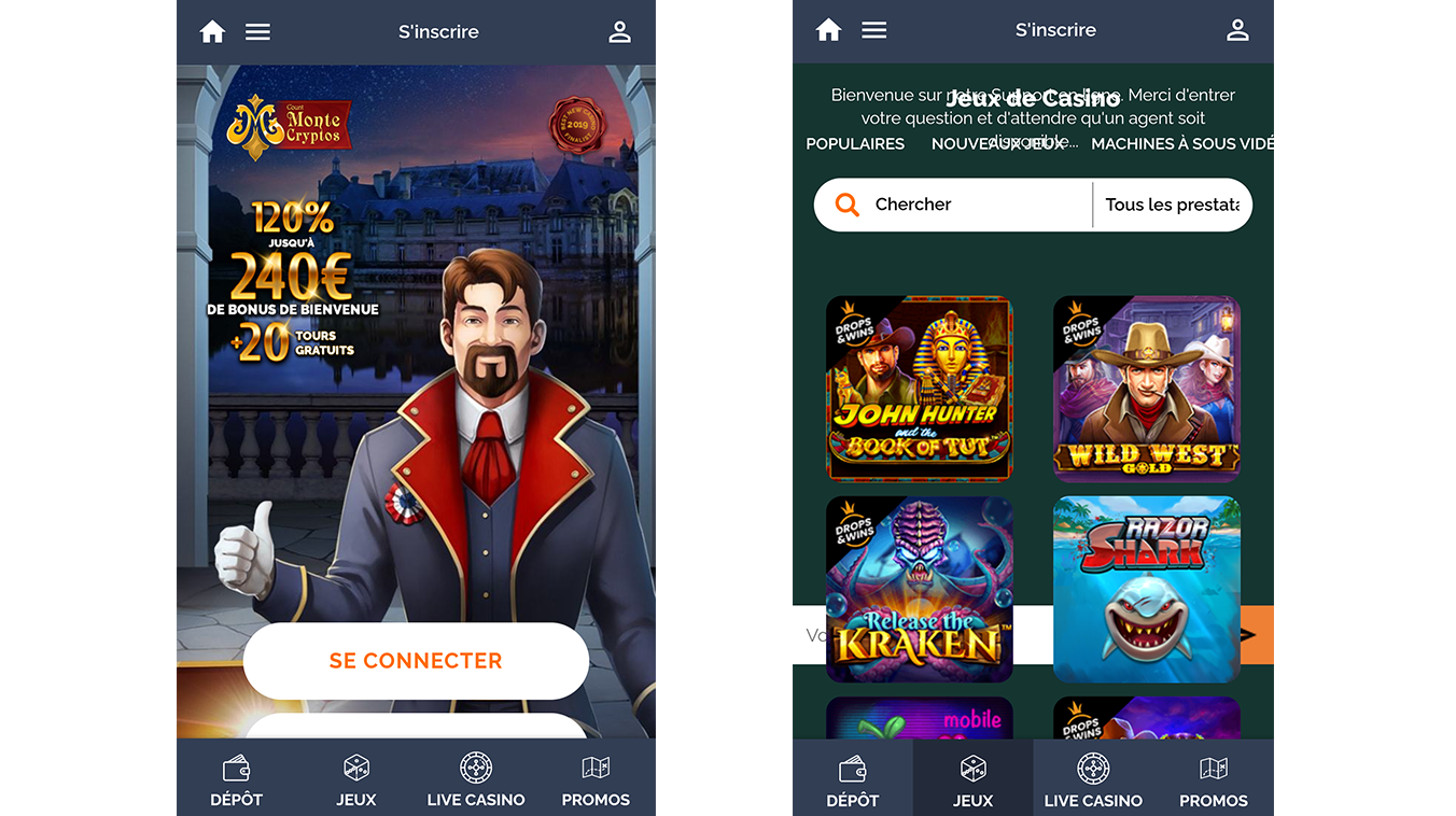 mobile version montecryptos