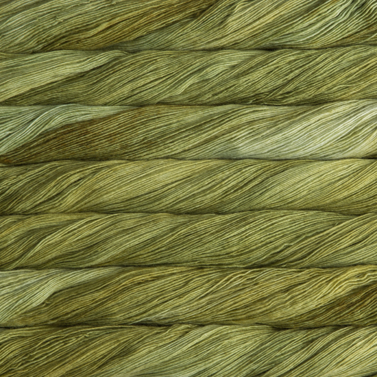 Picture of Malabrigo Lace Lettuce: Lace skein in a tonal colorway with olive and yellow-green hues