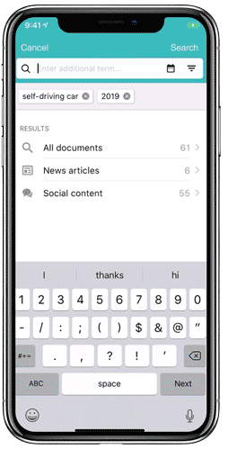 Meltwater Mobile Gif