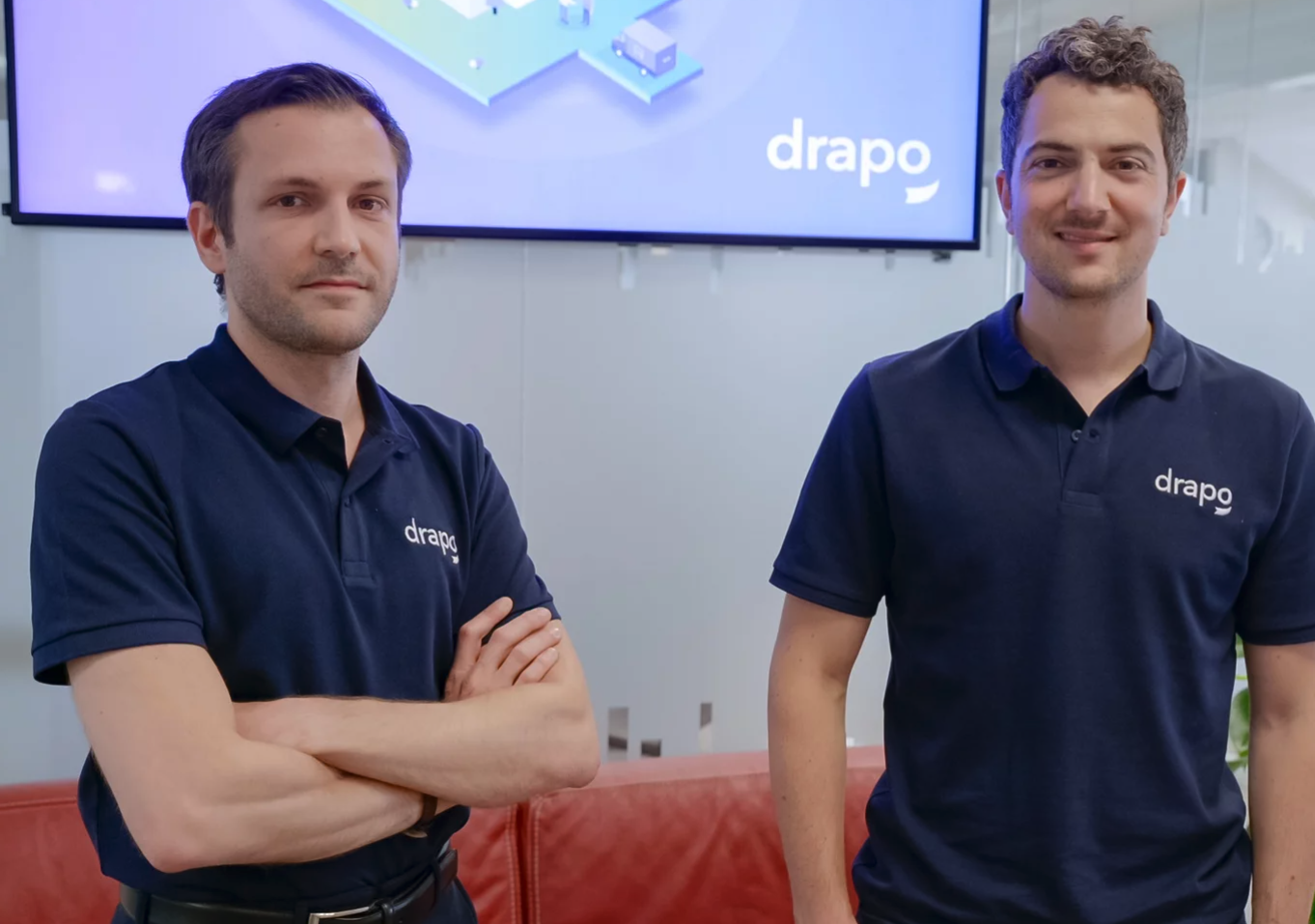 Julian Aroun et Basile Denis, les co-fondateurs de Drapo.