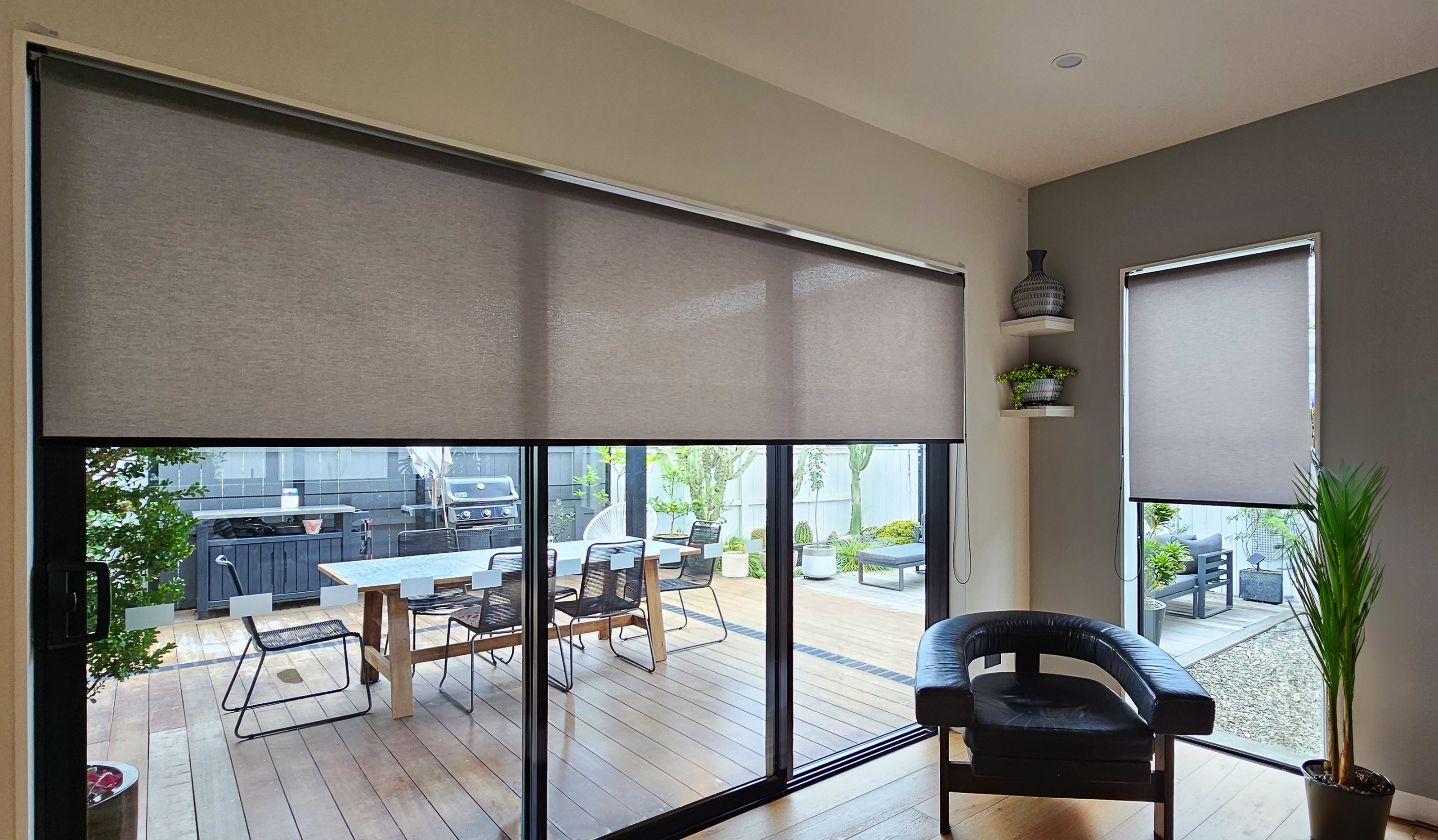 light filter roller blinds lounge