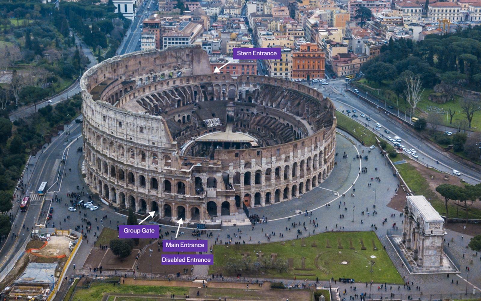 colosseum tour guide english