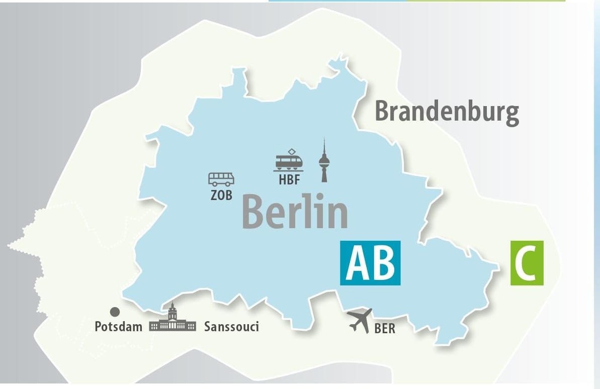 berlin tramsport zones