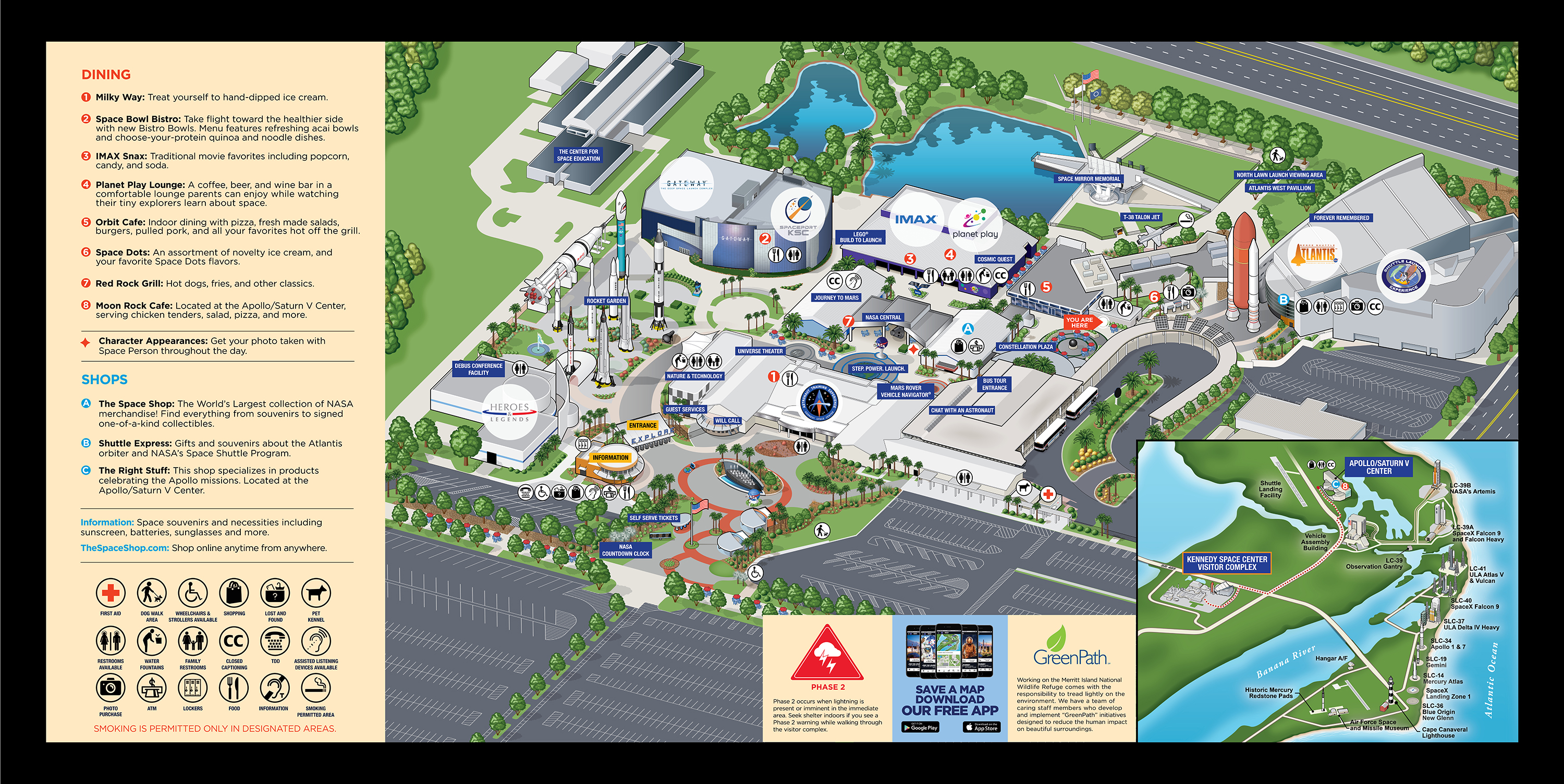 Kennedy Space Center Map