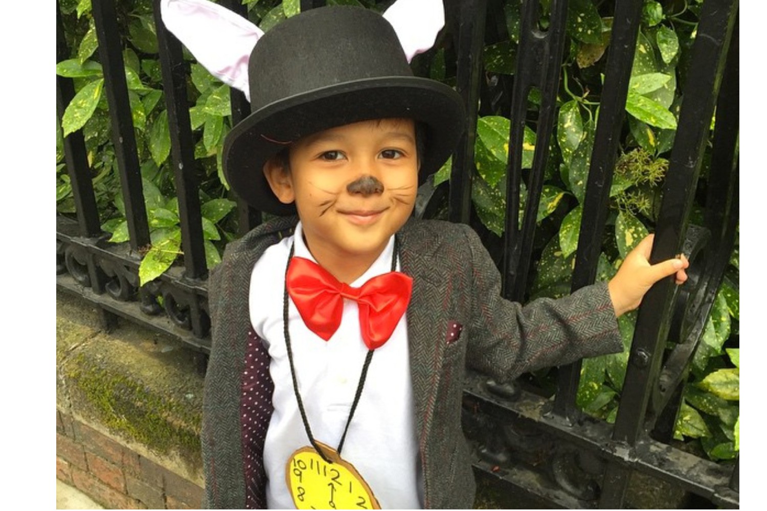 Child MAD HATTER Kids Fancy Dress World Book Day Fairytale Week Costume Age 5-10 