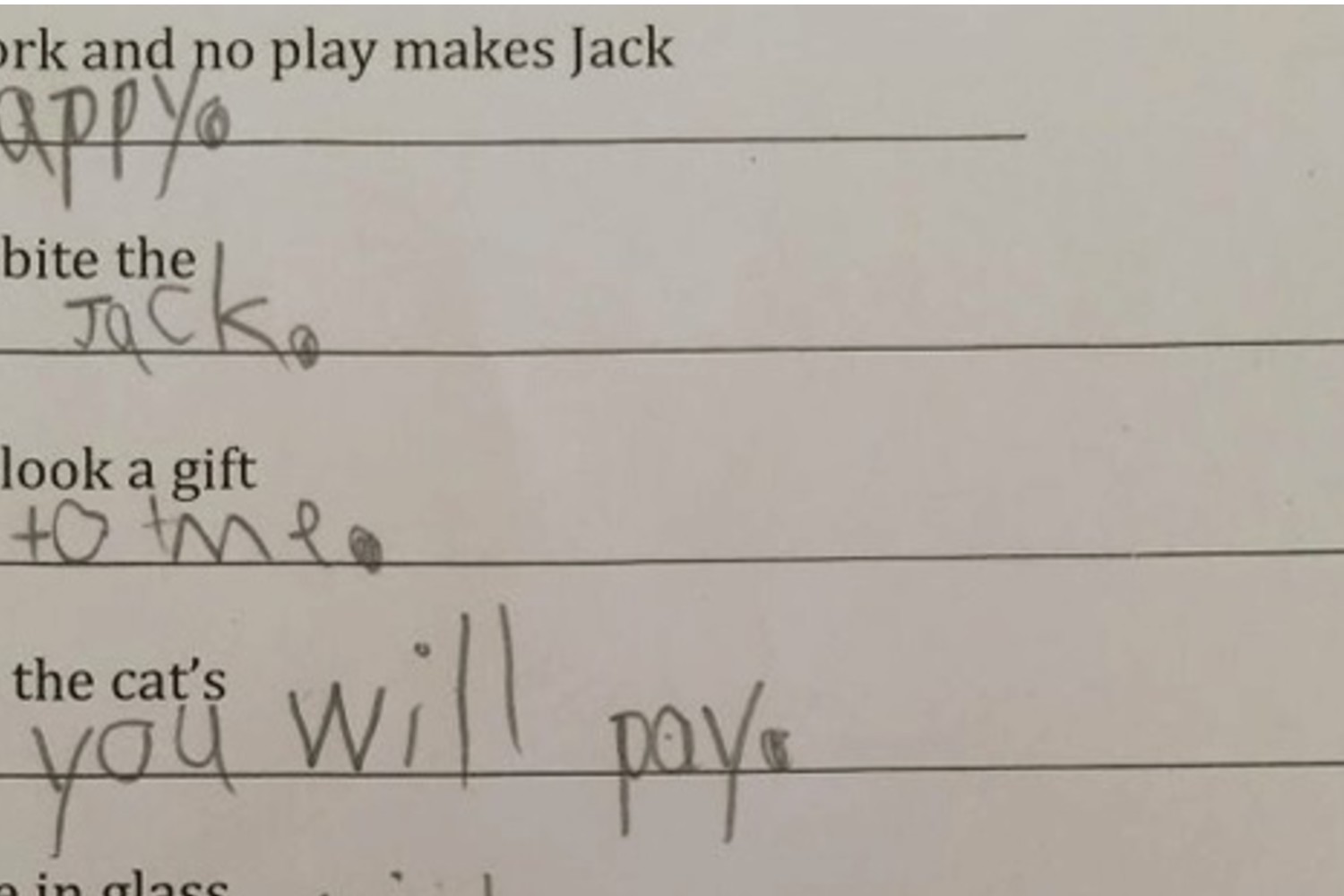 Essay on proverbs