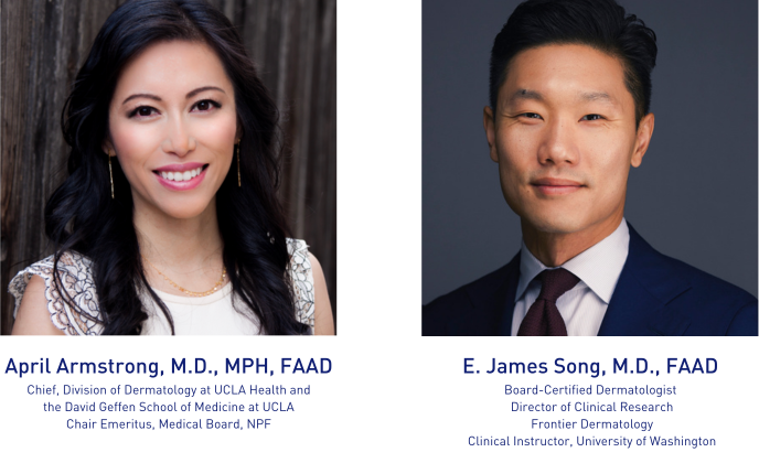 Dr. April Armstrong and Dr. E. James Song