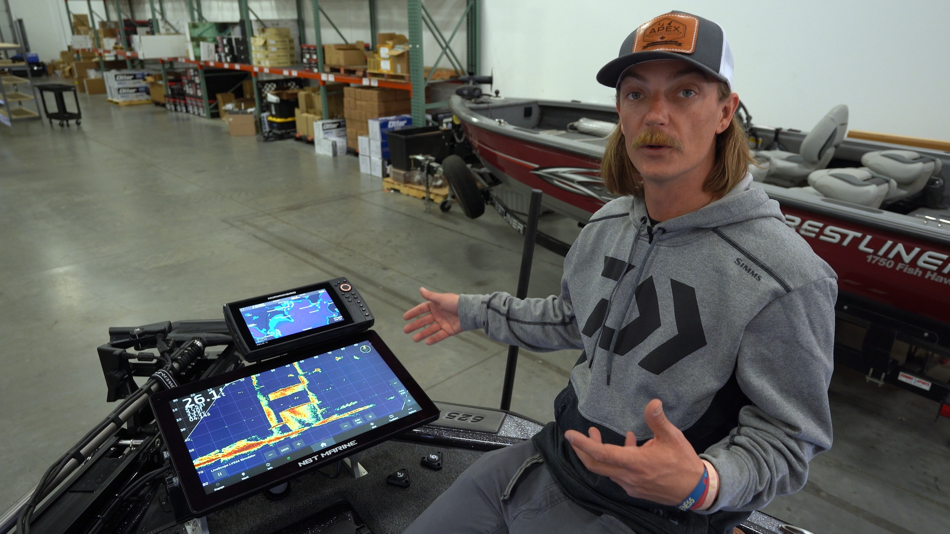 Seth Feider explains why he uses a large screen from NBT Marine