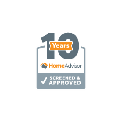 Home Advisor 10 year screened & approved Logo