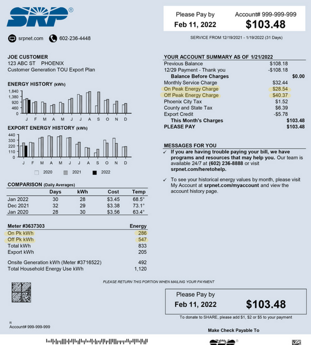 How to Read Your Electric Bill With Solar