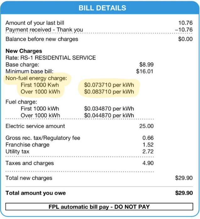 How to Read Your Electric Bill With Solar