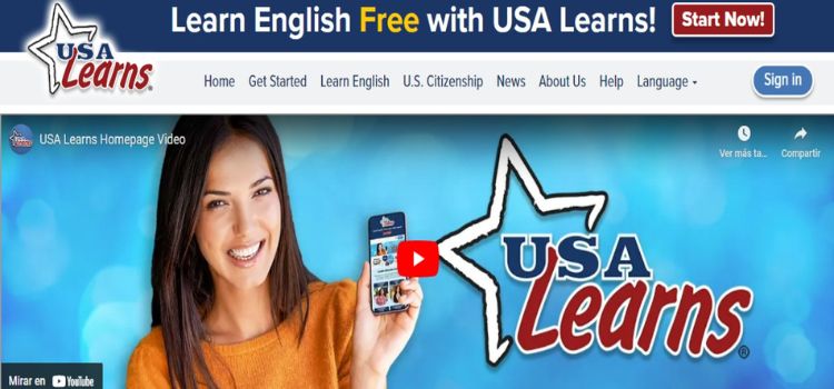 Usa Learns website