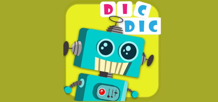 Logo Dic dic | Robô azul