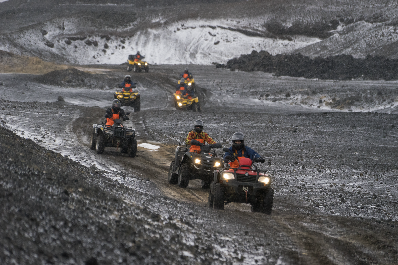ATV ride around lave terrain