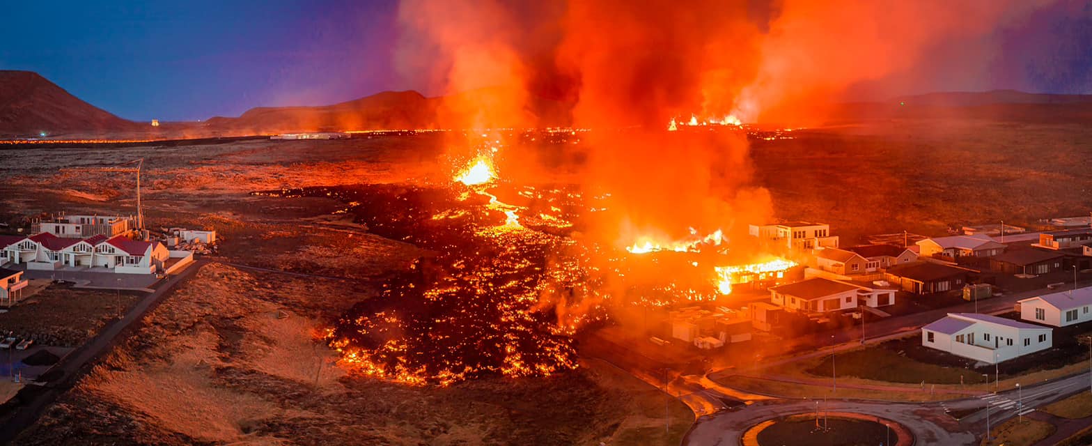 Grindavik Eruption January 2024