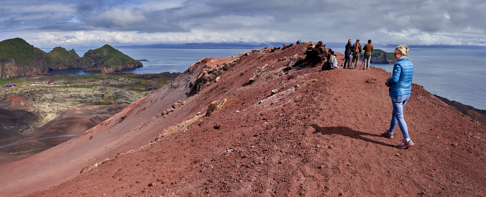 Hike up Eldfell