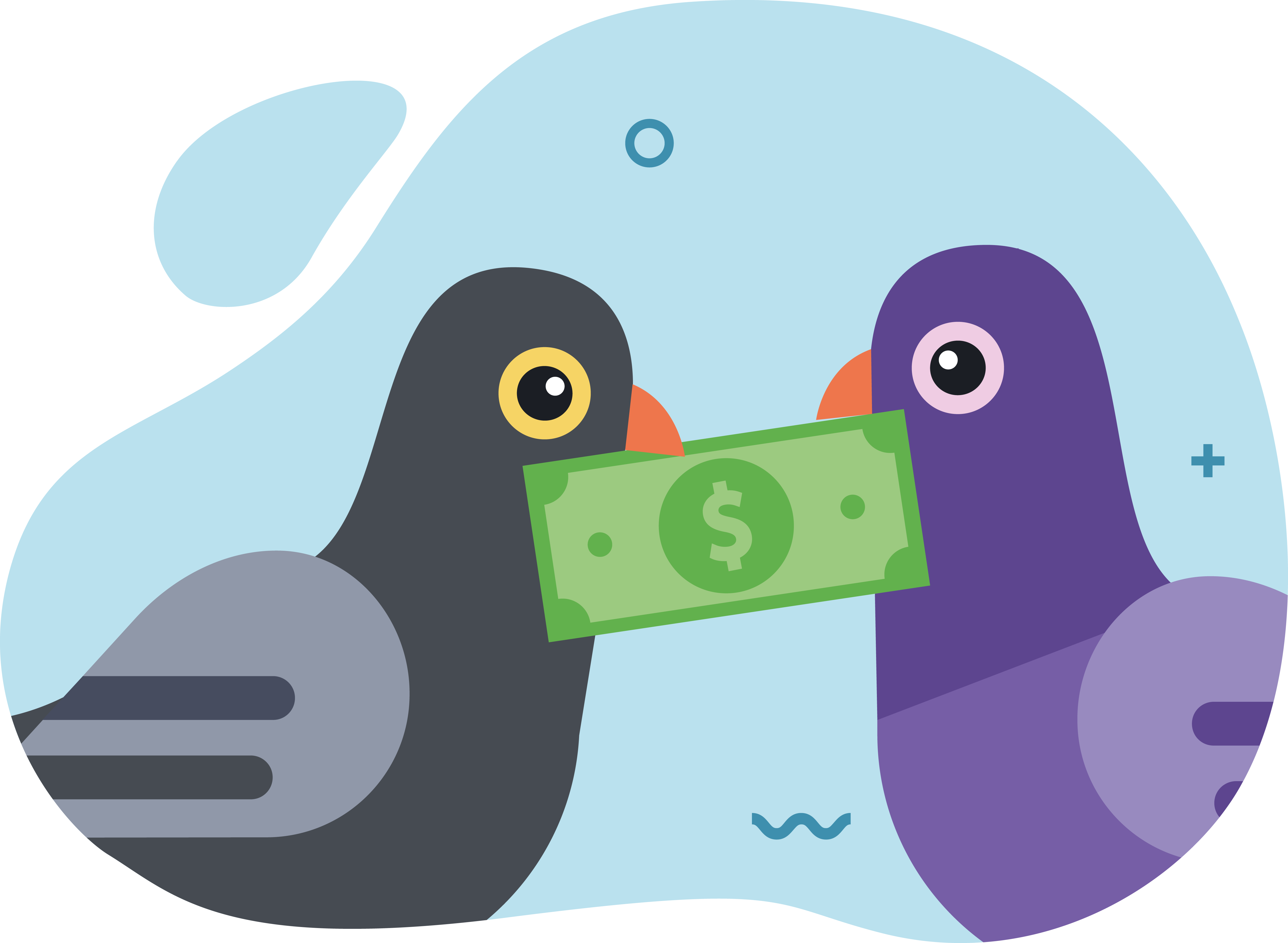 Sharing Money Pigeon