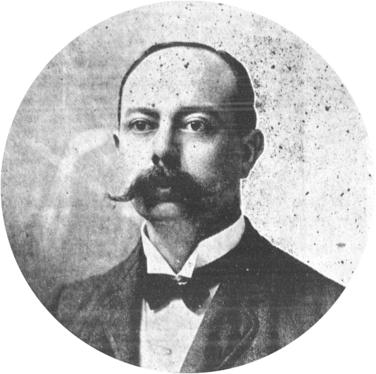 Black and white photo of Alexander George Morison Robertson