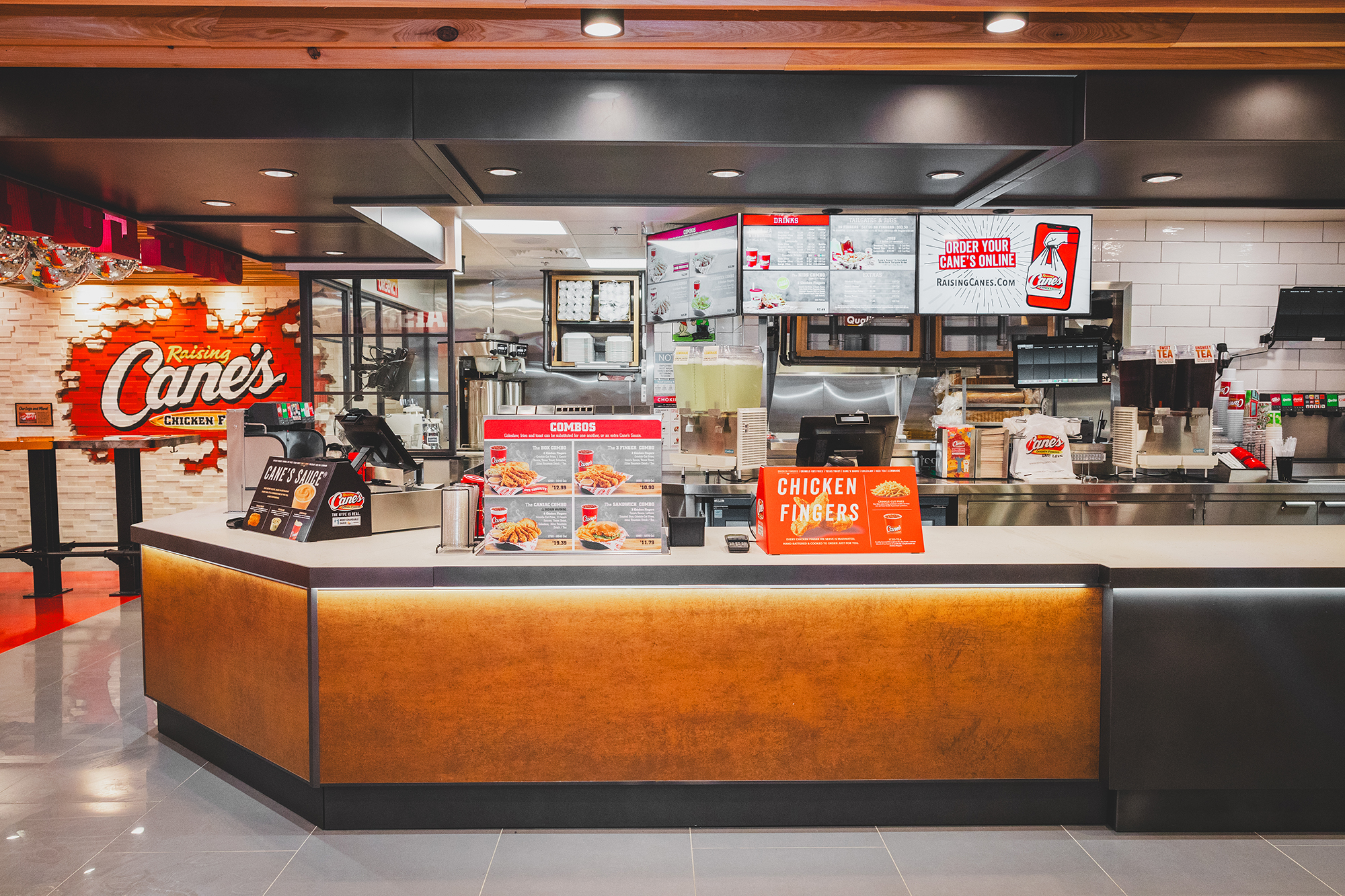 The brand new Raising Cane's Union Station location