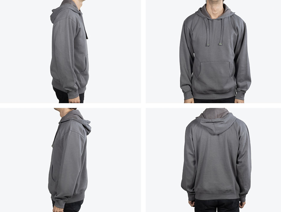 a four sides of grey econscious ec5500 hoodie 