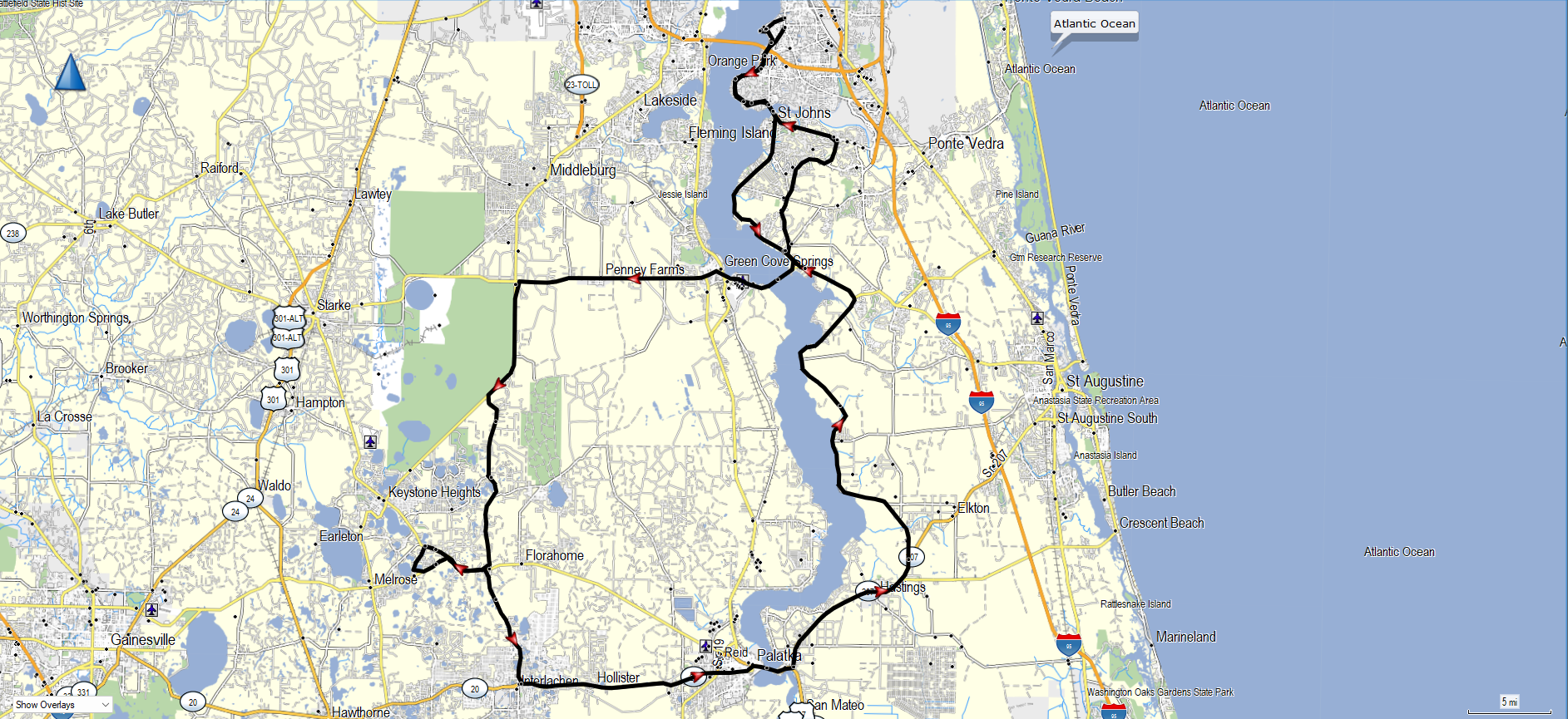 Top 5 Motorcycle Trips Near Jacksonville, Florida