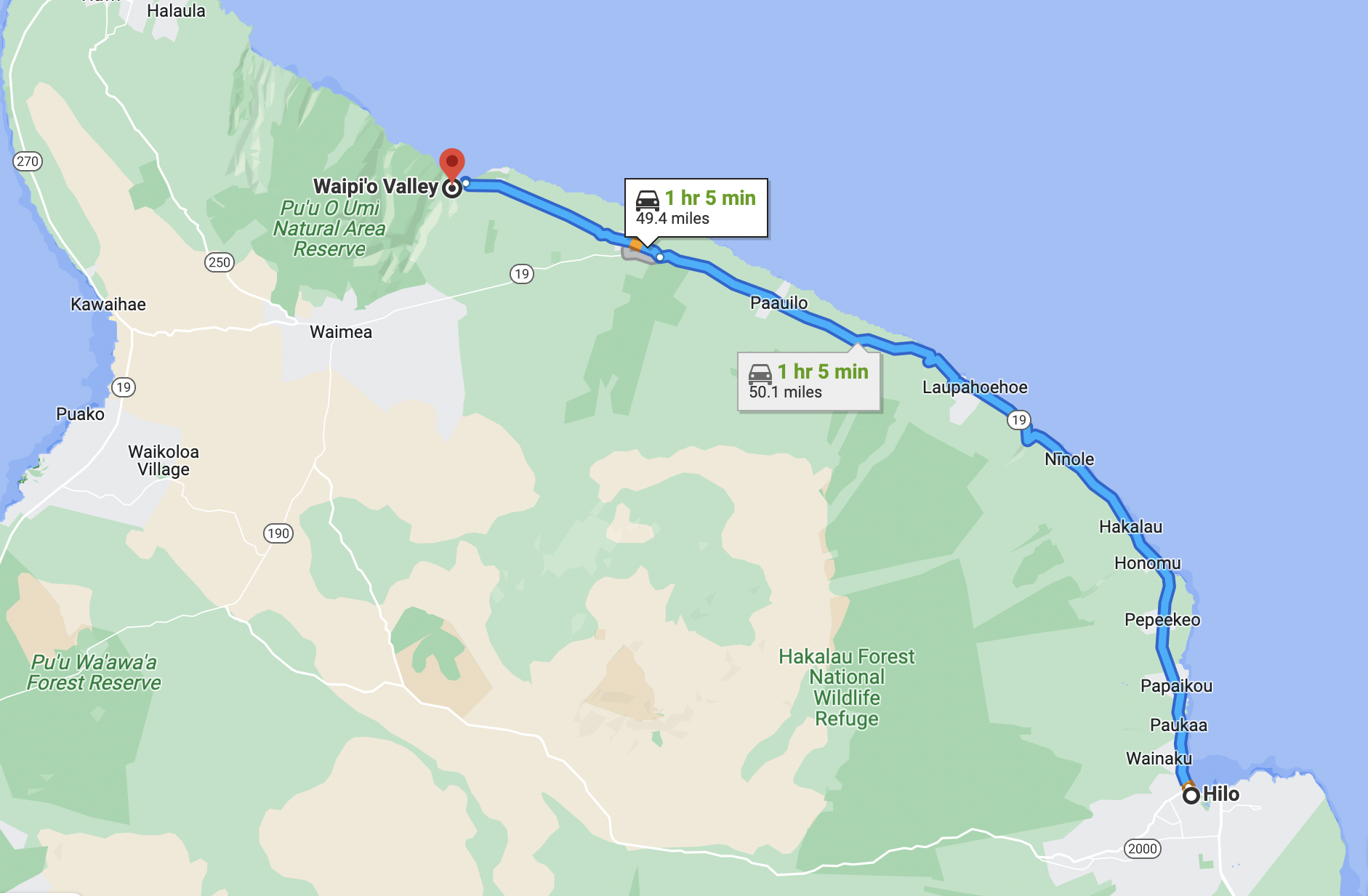 motorcycle routes hawaii, hamakua coast